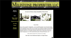Desktop Screenshot of milestoneproperty.com